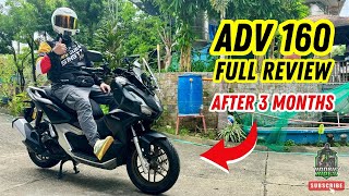 Honda ADV 160 Review After 3 Months of Ownership  Likes Accessories Upgrades and Performance [upl. by Aihcrop]