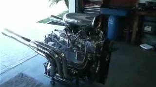 Supercharged 454 Running in Garage [upl. by Aicssej417]