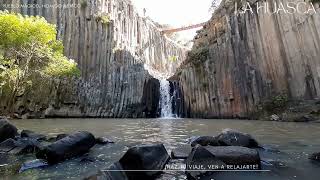 La Huasca de Ocampo Cascada Municipio de Hidalgo México HUVI viajes [upl. by Onitsoga]