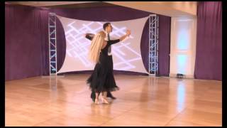 International Style Waltz Technique by Arunas Bizokas and Katusha Demidova [upl. by Ecinaej]