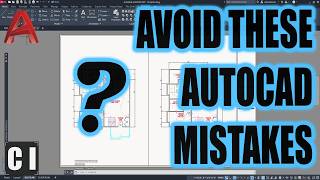 Common AUTOCAD Mistakes to Avoid for Perfect Drawings Every Time [upl. by Bolan784]