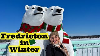 Fredricton Vlog a full Day In New Brunswick Capital during winter ❄️Attractions Travel Guide [upl. by Etnahc624]