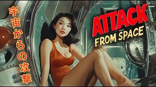 Attack from Space 宇宙からの攻撃  1950s Super Panavision 70 [upl. by Yelrebmyk192]