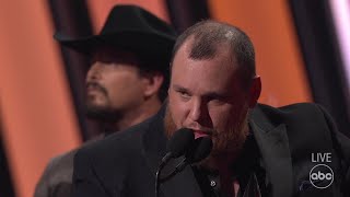 Luke Combs Accepts the Award for Album of the Year at CMA Awards 2022  The CMA Awards [upl. by Akaya]