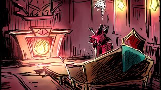 “Alastor Falls Asleep”Hazbin Hotel Comic Dub [upl. by Lesli]