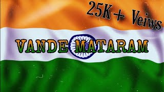 Lyrics for Vande Maataram  National Song of India Patriotic Song [upl. by Akihsar499]