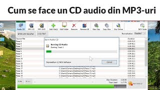 Cum se face un CD audio track din MP3 [upl. by Helga661]