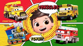 Little Aaron Had a Truck  Vehicles songs amp Cartoons appMink English Kids Video amp Nursery Song [upl. by Llib]