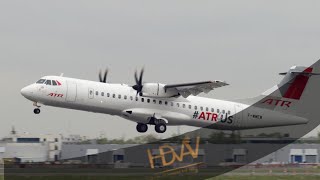 ATR 72600 Terrain Ahead Pull up Alarm [upl. by Feigin]