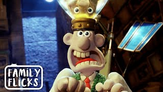 Bunny Brainwashing  Wallace amp Gromit The Curse of the WereRabbit 2005  Family Flicks [upl. by Anifled281]