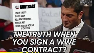 What Are You Signing To On A WWE Contract [upl. by Deena]