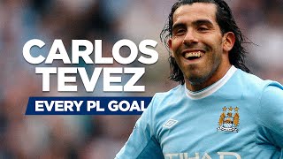 ALL CARLOS TEVEZ PREMIER LEAGUE GOALS  Best of his time at Man City [upl. by Stew422]