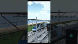 Acela Express leaves station [upl. by Rofotsirk]