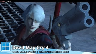 Winlator 61  DEVIL MAY CRY 4 Full version  Snapdragon 680 [upl. by Asiled]