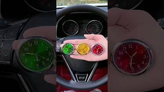 Car Sticky Clock Luminous Mini Car Dashboard Clock  Car Accessories shorts [upl. by Krefetz]