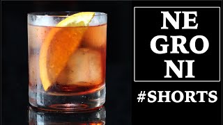 Receita de Negroni Shorts Coquetel com gin campari e vermute doce [upl. by Atiekahs]