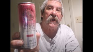 White Claw Premium Vodka  Soda  Real Juice Guava Review ASMR [upl. by Nayarb239]