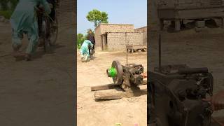 Diesel engine start with cycle help new experiment 😂shorts experiment trending viralvideo [upl. by Bamberger]