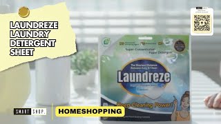 SMARTSHOP  Laundreze Laundry Detergent Sheet Set [upl. by Auhsuoj213]