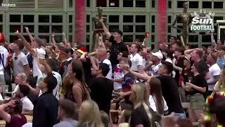 German Crowd Reaction to Muller Miss  England vs Germany Euro 2021 [upl. by Snider297]