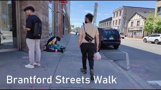 Discover Canada 🇨🇦 BRANTFORD Downtown Walking Tour 4K video [upl. by Eli]