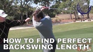 HOW TO FIND PERFECT BACKSWING LENGTH [upl. by Zeiler]