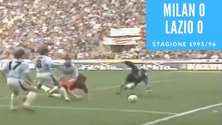 6 aprile 1996 Milan Lazio 0 0 [upl. by Marelya]