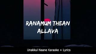 Unakkul Naane HD Karaoke  Lyrics  Pritt trending song [upl. by Wendi]