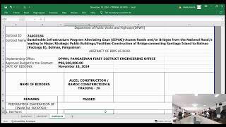 Procurement Livestream for DPWH Pangasinan 1st DEO on November 18 2024 [upl. by Bouzoun]