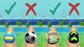 🔥Going Balls VS Rolling Ball Games Race 1 Ball Win Challenge  Android Games Part 35 [upl. by Haliek]