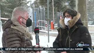 Infermieri in sciopero venerdi chiedono arretrati allAsrem [upl. by Siuoleoj]