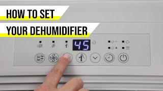 How to Set Your Dehumidifier  Sylvane [upl. by Latreshia]