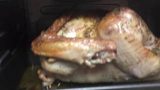 Making a turkey in Wolfgang Puck Pressure Oven [upl. by Ddat]