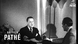 Interview With Somerset Maugham 1946 [upl. by Leanor34]