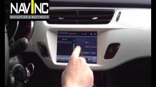 NavInc Multimedia navigation II set Citroen DS3 incl screen iGO USB AV input CAM input BTavi [upl. by Gertruda]