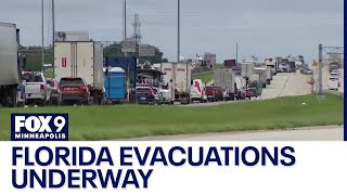 Hurricane Milton prompts Florida evacuations airport closures [upl. by Haleak]