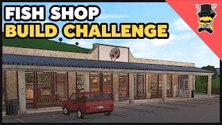 3Hour Fish Shop Build Challenge in Bloxburg [upl. by Amsed]