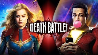 Captain Marvel VS Shazam Marvel VS DC Comics  DEATH BATTLE [upl. by Gass313]