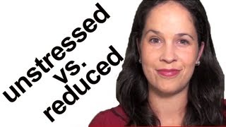 American English Word Stress Unstressed vs Reduced syllables [upl. by Sulrac461]