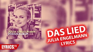 Das Lied LYRICS  Julia Engelmann  Lyric amp Songtext  aus dem Album quotPoesiealbumquot [upl. by Harvard]