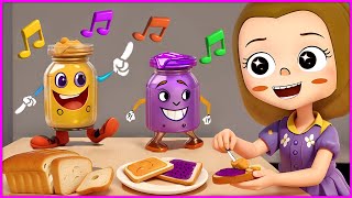 Create a Yummy PBampJ Fun Peanut Butter and Jelly Song for Kids [upl. by Raffin528]