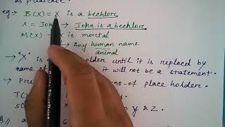 predicates in discrete mathematics  HINDI  Niharika Panda [upl. by Herra]