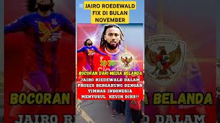 Jairo Riedewald Susul Naturalisasi Kevin Diks [upl. by Nic]