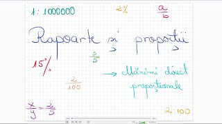 Marimi direct proportionale  Clasa a VIa [upl. by Lusa]