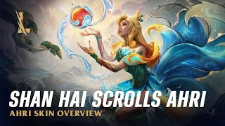 Wild Rift  Shan Hai Scrolls Ahri Skin Overview [upl. by Nelda123]