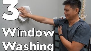 Window Washing  Neuromuscular Strength  Shoulder Exercises Part 3  Wax on Wax off [upl. by Enitsyrk]