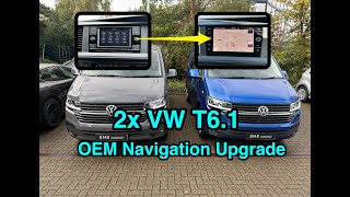 2x VW T61 OEM Navigation Upgrade [upl. by Llenrep766]