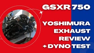 GSXR 750 Comes in with Full Yoshimura Exhaust To Make BIG Gains on the Dyno w GSXR 750 ECU FLASH [upl. by Mariana]