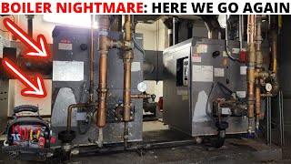 HVAC Commercial Laars Boiler Nightmare Follow up Laars Pennant Primary Pump amp Volute Replacement [upl. by Tennos]