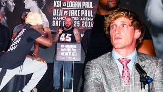 KSI VS LOGAN PAUL PRESS CONFERENCE HIGHLIGHTS [upl. by Ditter116]